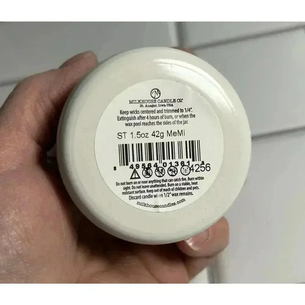 3 Milkhouse Candle Company Candles Brand New 1.5 Oz Each Assorted Scents